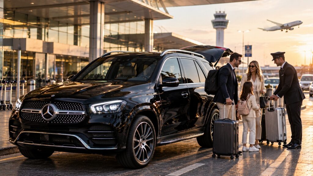 Hire Mercedes-Benz GLE for airport Transfers