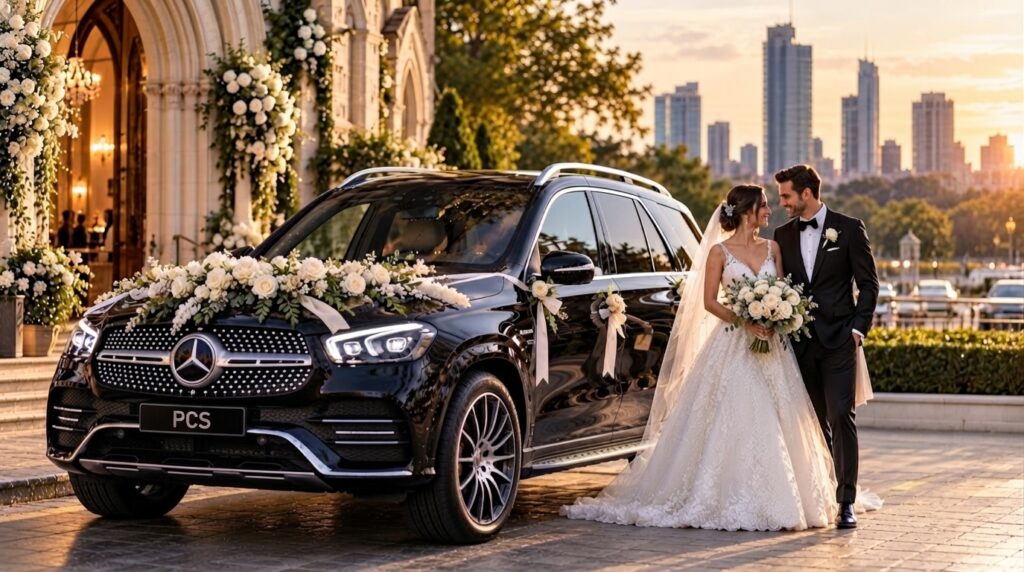 Mercedes-Benz GLE Wedding Chauffeur Car Hire