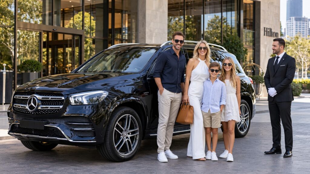 Hire Mercedes-Benz GLE private chauffeur service
