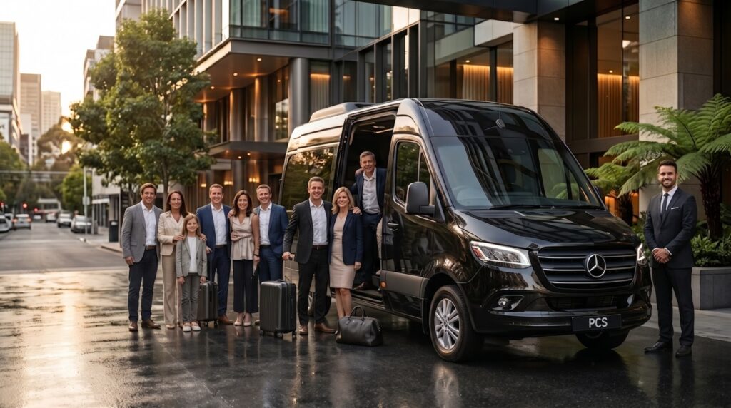 Hire Mercedes benz sprinter for private chauffeur service
