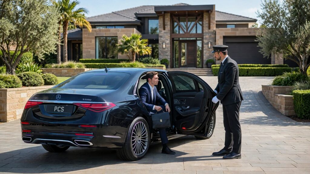Mercedes s class hire with private chauffeur