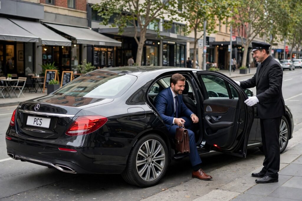 Mercedes benz e class private chauffeur car