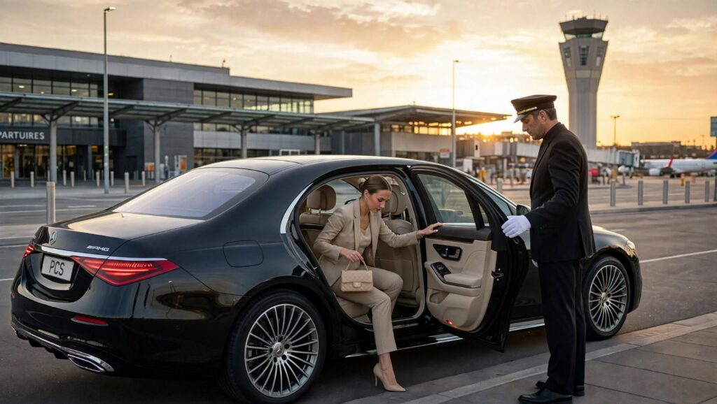 hire Mercedes s class for private airport transfers
