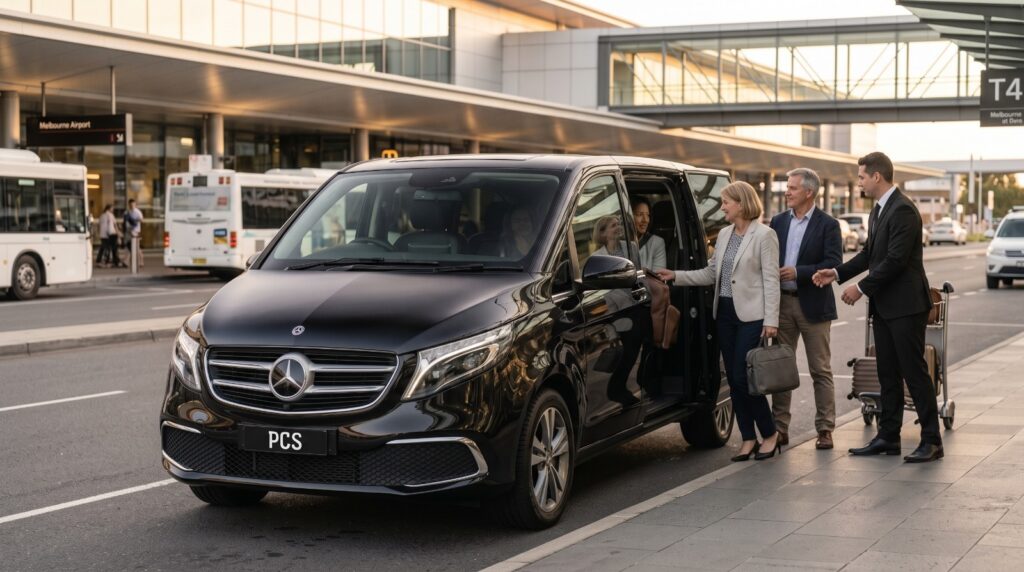 mercedes v class hire for airport transfers